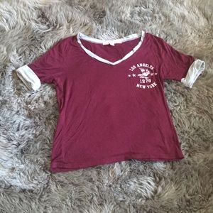 Short sleeved rebellious one soft shirt